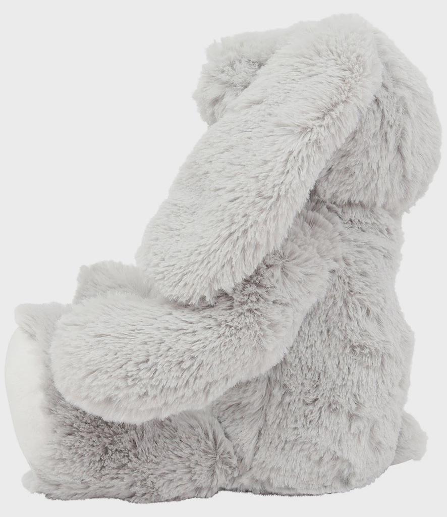 Personalised Printed Grey Bunny Rabbit • Soft Plush Toy • Baby Gift Keepsake • Nursery Decor • Birthday Present- Mumbles