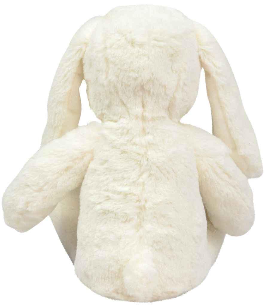 Personalised Printed White Bunny Rabbit • Soft Plush Toy • Baby Gift Keepsake • Nursery Decor • Birthday Present- Mumbles