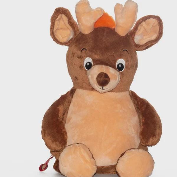 Personalised Embroidered Christmas Teddy Bear• First Christmas, Soft Plush Gift (42cm)