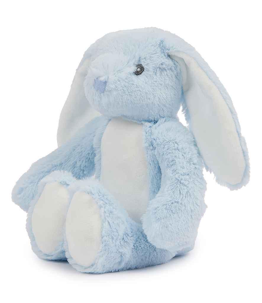 Personalised Printed Blue Bunny Rabbit • Soft Plush Toy • Baby Gift Keepsake • Nursery Decor • Birthday Present- Mumbles