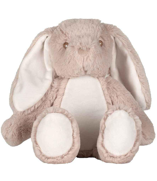 Personalised Printed Brown Bunny Rabbit • Soft Plush Toy • Baby Gift Keepsake • Nursery Decor • Birthday Present- Mumbles