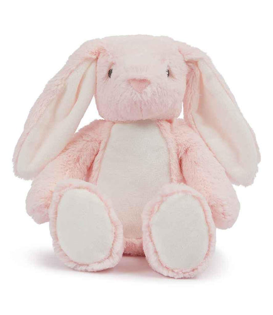 Personalised Printed Pink Bunny Rabbit • Soft Plush Toy • Baby Gift Keepsake • Nursery Decor • Birthday Present- Mumbles