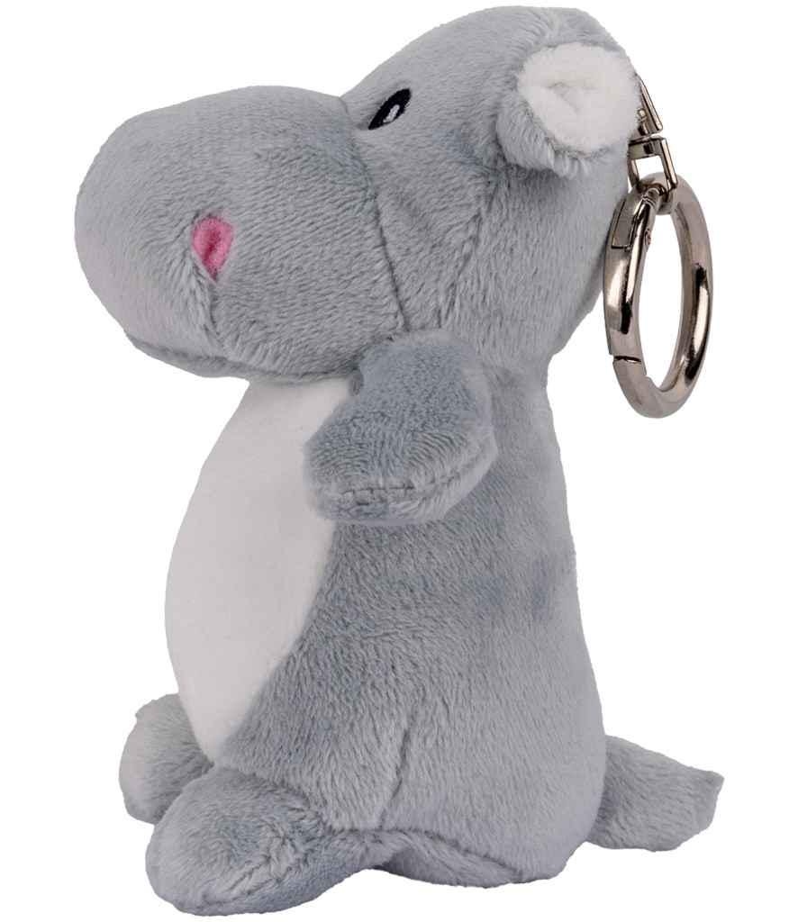 Personalised Hippo Key Chain • Bag Charm • Soft Plush Accessory • Fun Gift for Kids or Teens, Hippopotamus