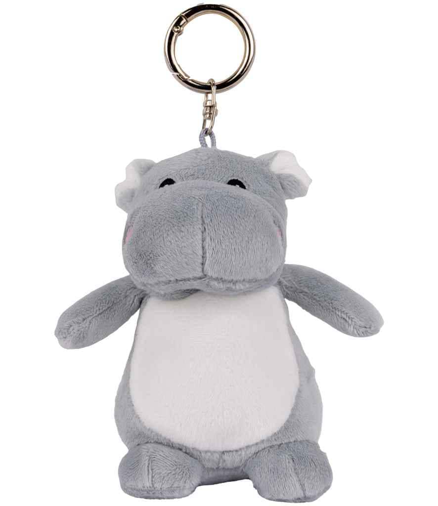 Personalised Hippo Key Chain • Bag Charm • Soft Plush Accessory • Fun Gift for Kids or Teens, Hippopotamus