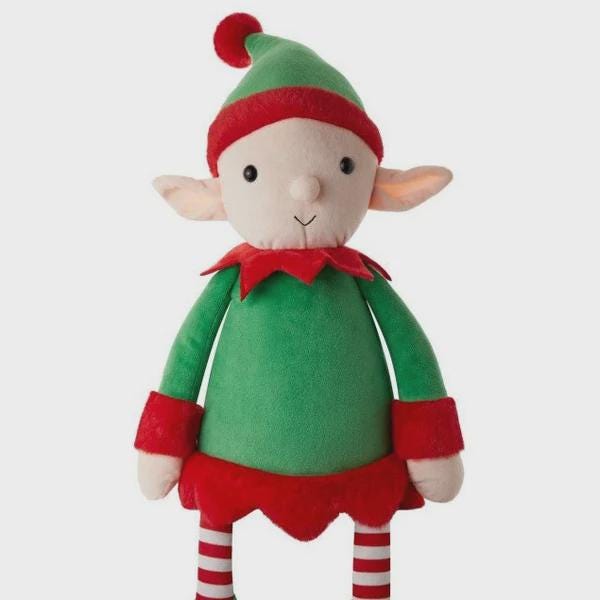 Personalised Embroidered Christmas Teddy Bear• First Christmas, Soft Plush Gift (42cm)