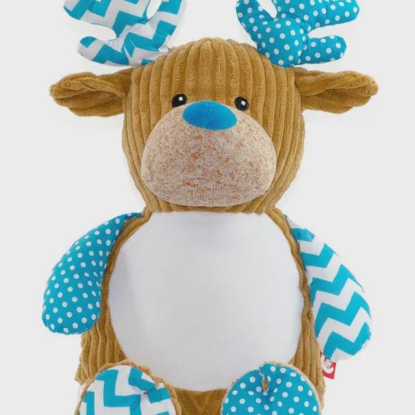 Personalised Embroidered Christmas Teddy Bear• First Christmas, Soft Plush Gift (42cm)