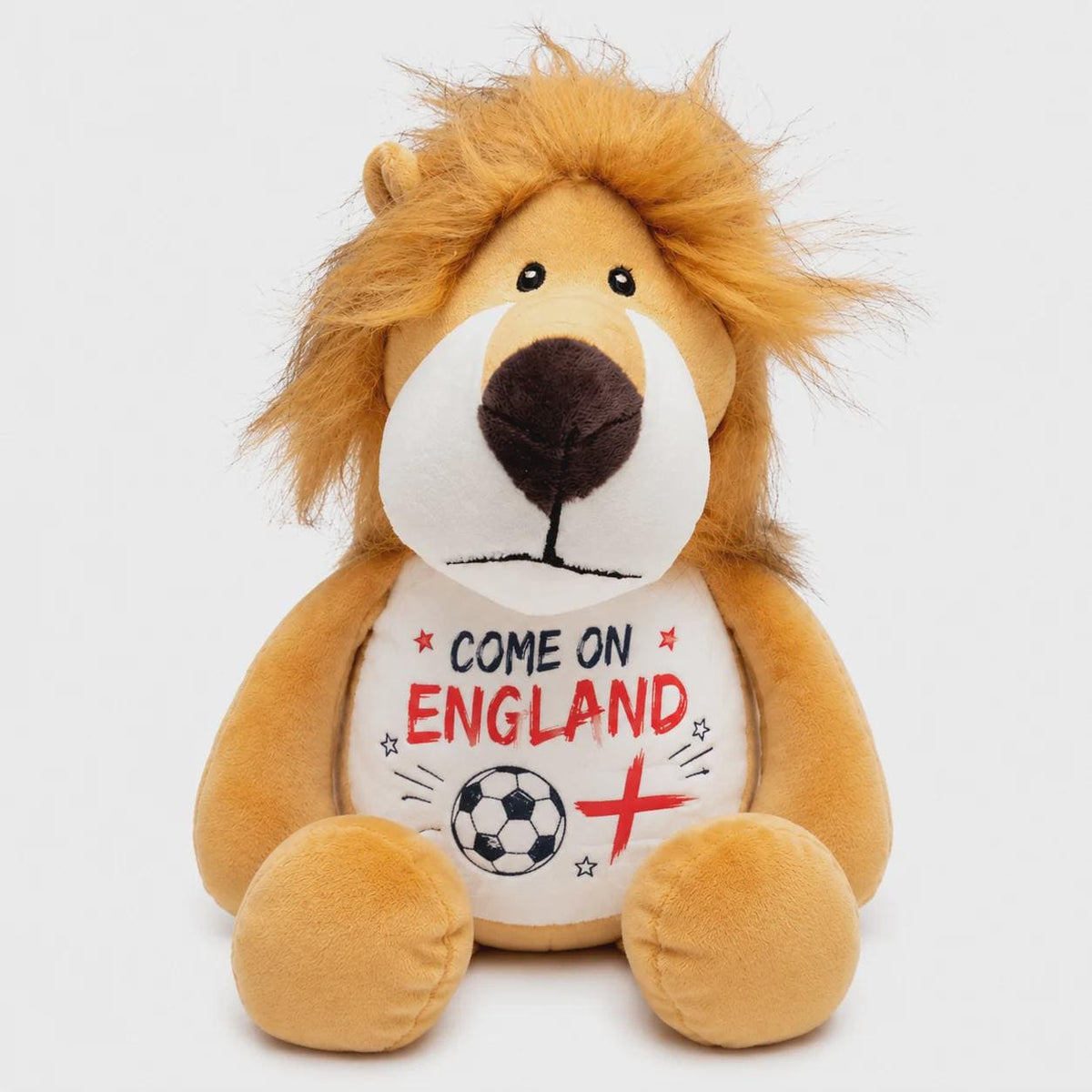 Personalised Printed Lion Plush Toy: Custom Name, Birth Block, Message • New Baby Gift • Birthday or Christening Keepsake, baby shower