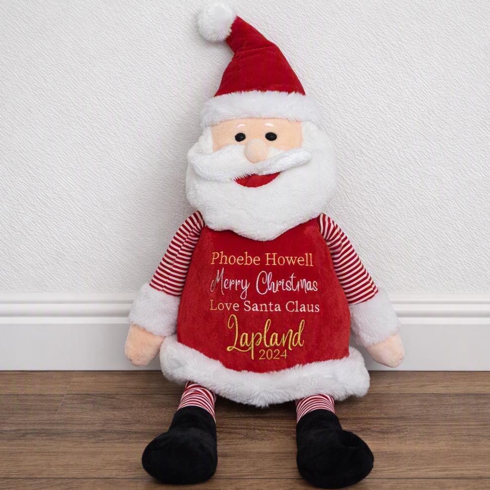 Personalised Embroidered Teddy - Custom Soft Toy Plush Gift - Tummi - 1st Christmas