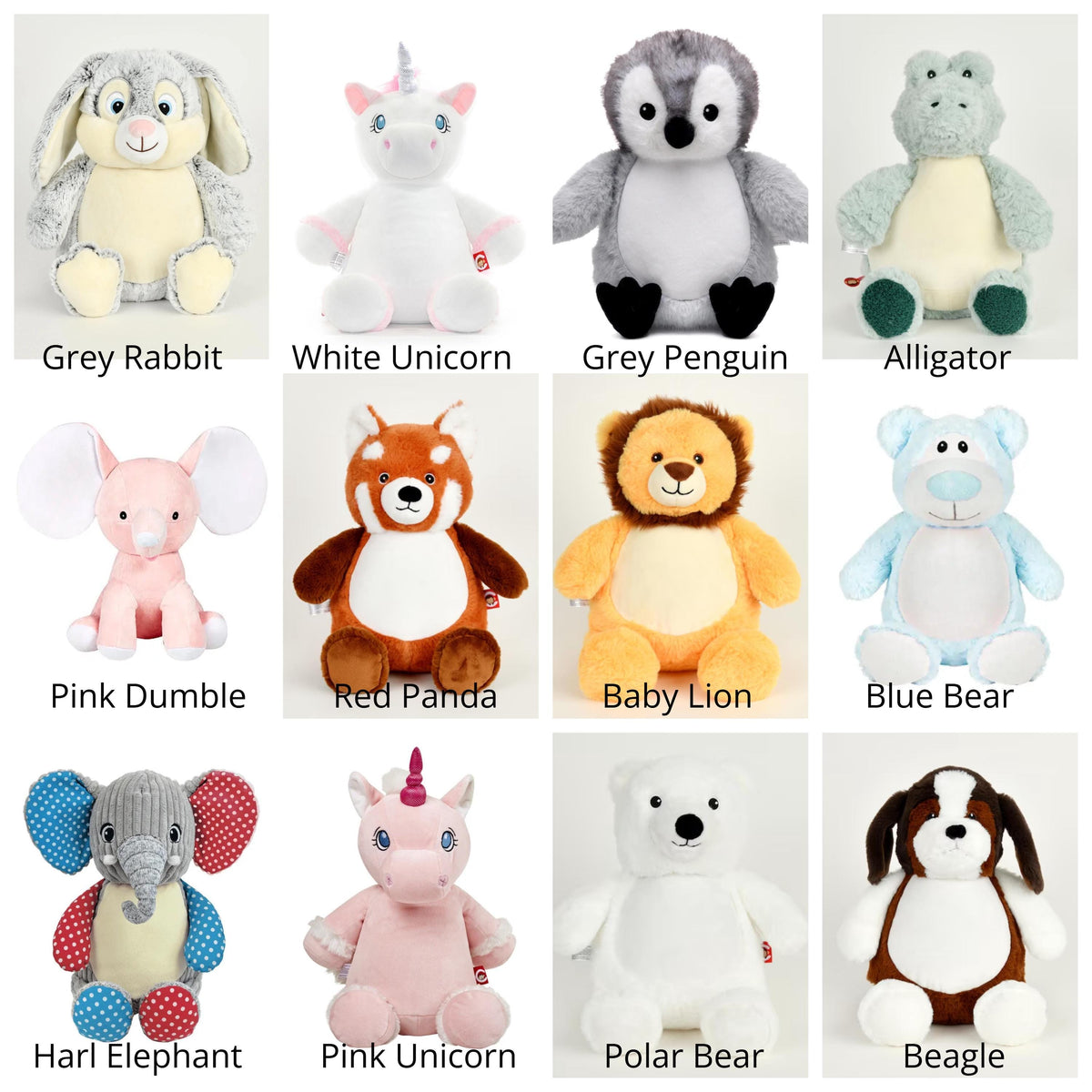 Personalised Embroidered Teddy - Custom Soft Toy Plush Gift - Tummi - Milestone Birthday, 18, 21, 30, 40, 50, 60, 70, 80, 90, 100