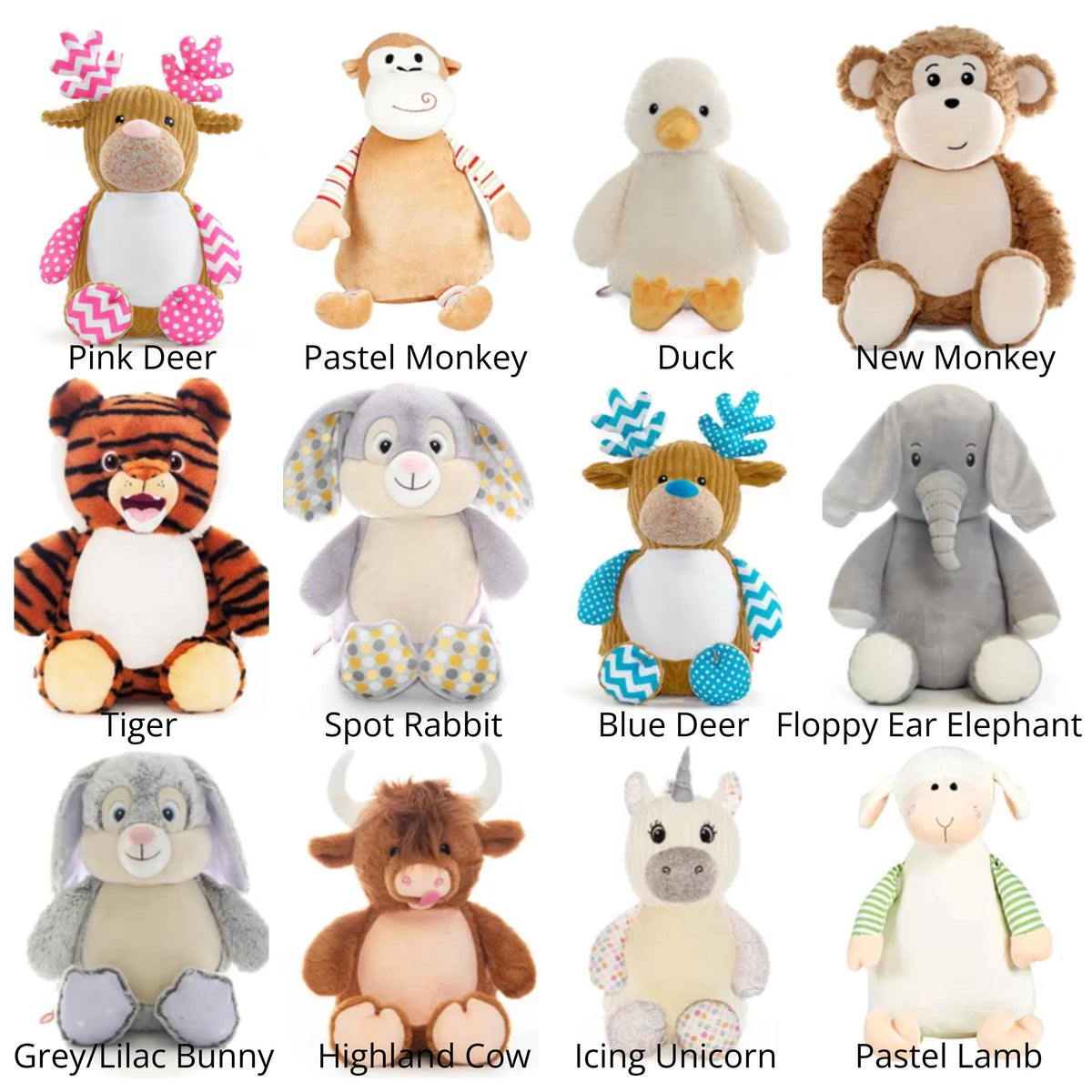 Personalised Embroidered 1st Birthday Teddy - Custom Soft Toy Plush Gift - Tummi - Birthday Gift